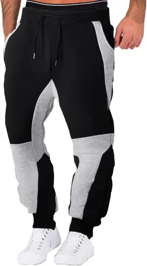 Joggers for Men Big and Tall Men's Workout Gym Cargo Pants Sport Training Tapered Sweatpants Casual Athletics Trouser
