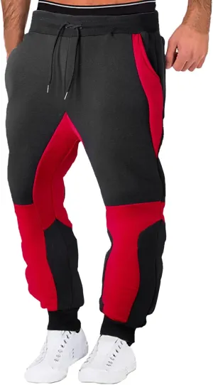 Joggers for Men Big and Tall Men's Workout Gym Cargo Pants Sport Training Tapered Sweatpants Casual Athletics Trouser
