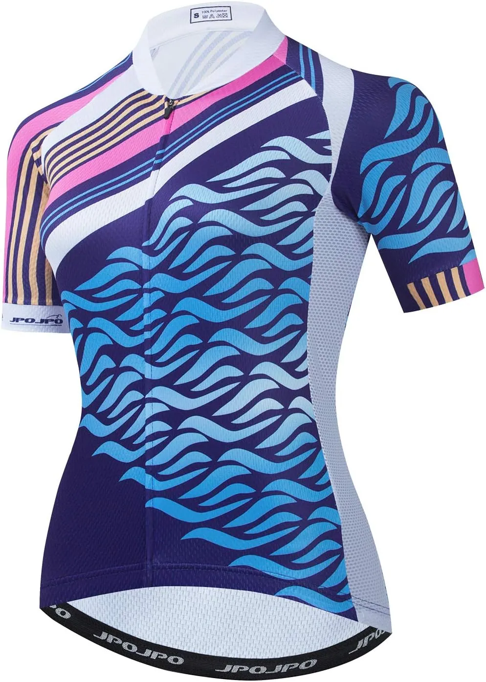 JPOJPO Women's Cycling wear, Summer Short-Sleeved Cycling Shirt Jacket, Cycling top