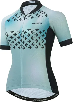 JPOJPO Women's Cycling wear, Summer Short-Sleeved Cycling Shirt Jacket, Cycling top