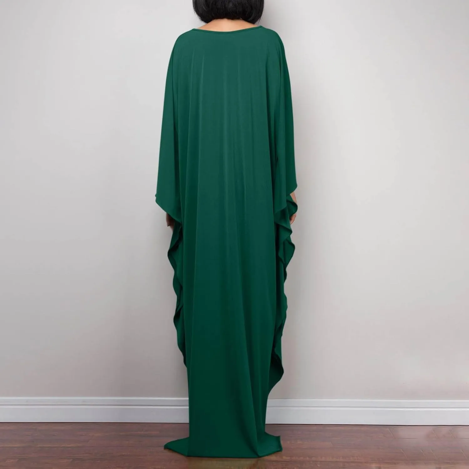Kaftan Dresses for Women Swimsuit Coverup Oversized Beach Caftans Cover Ups V-Neck Long Vacation Loungewear Swimwear