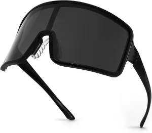 Karsaer Vision Sports Cycling Sunglasses Rave Visor Outdoor Baseball Softball Glasses 80s Shades Women Men