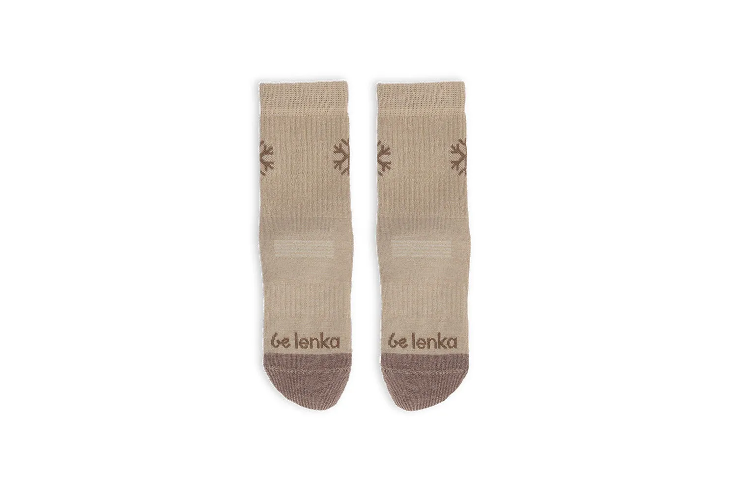 Kids barefoot Socks Be Lenka Kids - Crew - Merino Wool - Beige