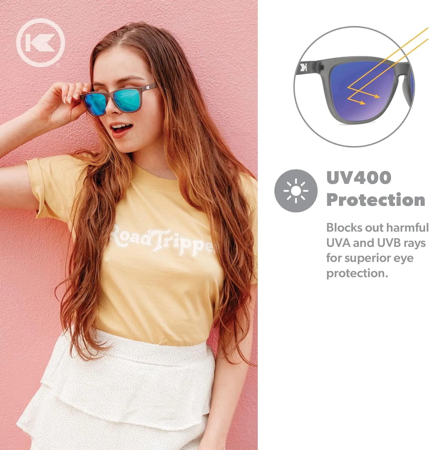 Knockaround Classics Polarized Sunglasses for Men & Women - Impact Resistant Lenses & Full UV400 Protection