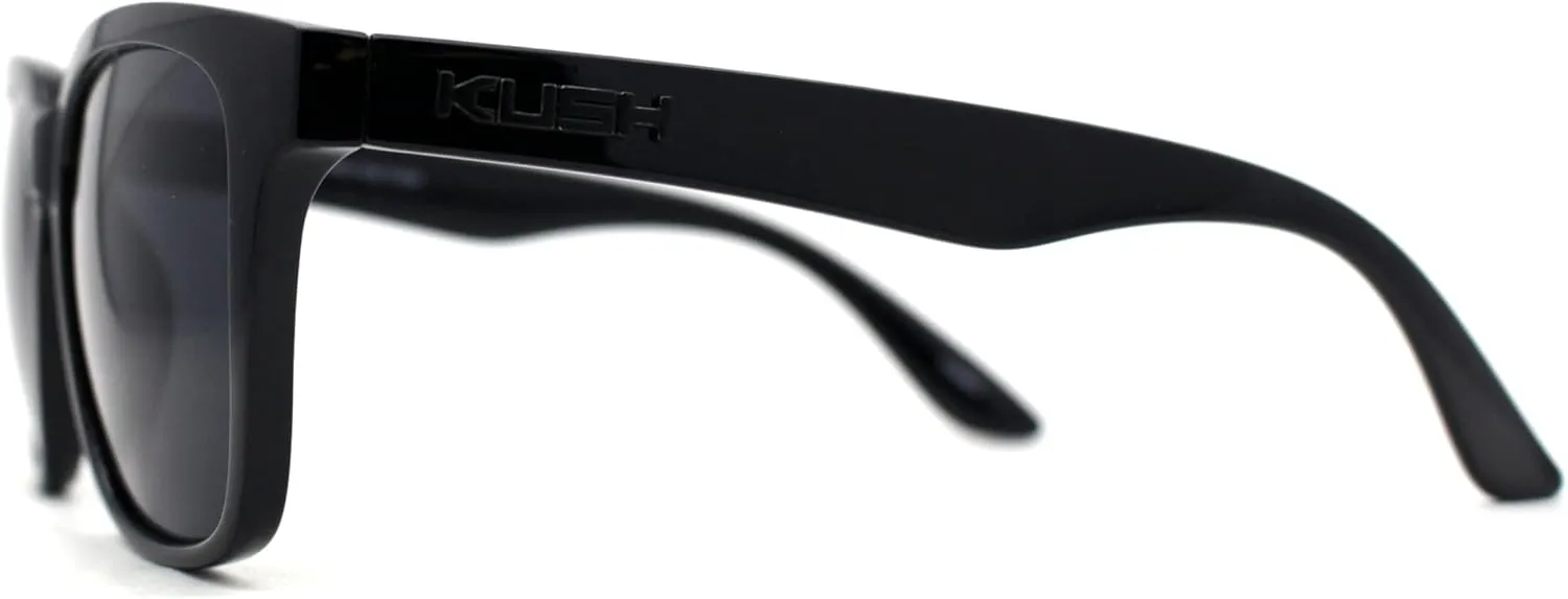 Kush Mens Classic Sport Horn Rim Gangster Shade Sunglasses