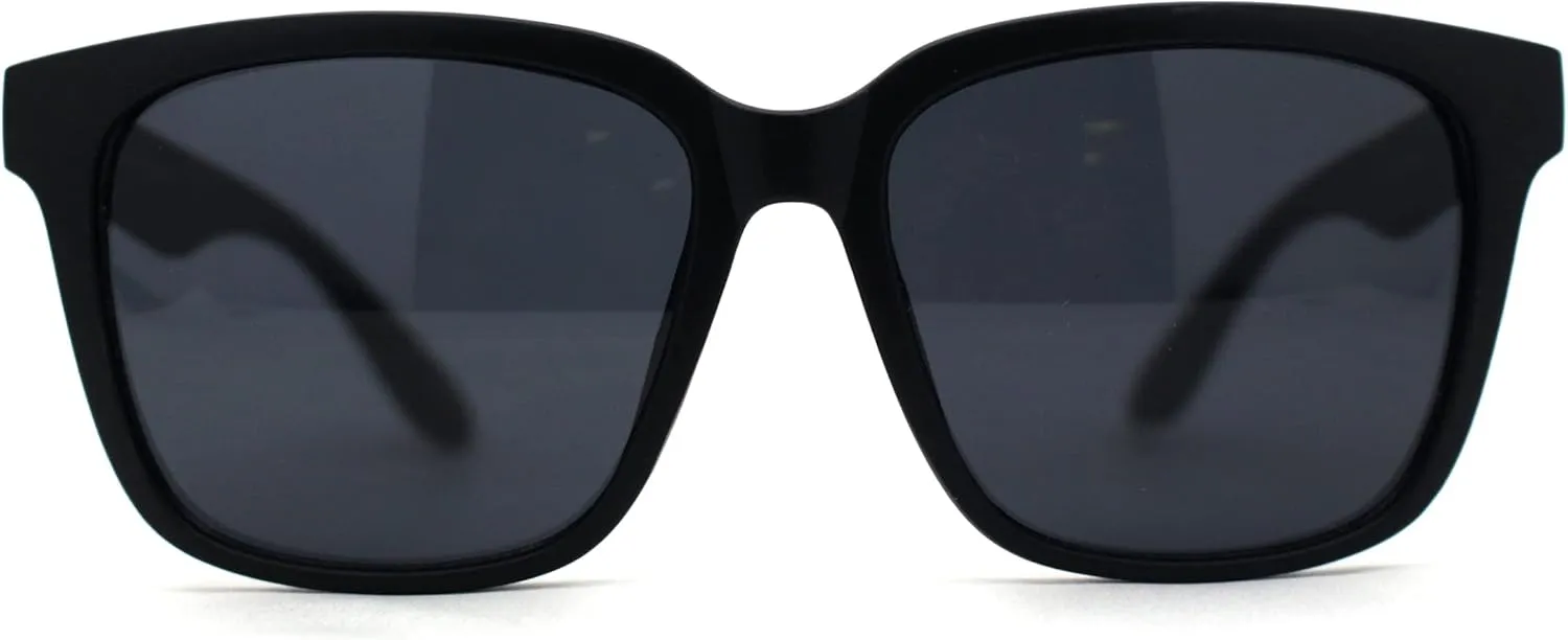 Kush Mens Classic Sport Horn Rim Gangster Shade Sunglasses