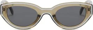 laureles Fashion Small Cat Eye Sunglasses Women Vintage Y2K Sun Glasses Men Leopard Champagne Glasses Female