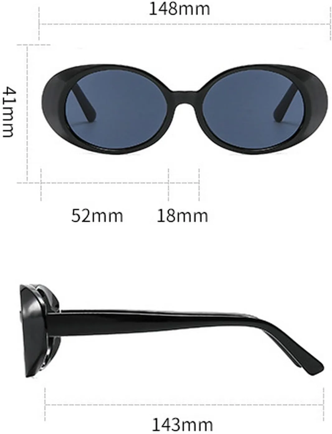 laureles Vintage Floral Oval Sunglasses Women Fashion Sun Glasses for Men Small Frame Round Shades Female L15