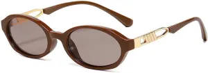 laureles Vintage Oval Sunglasses Women Black Grey Small Frame Round Sun Glasses for Men Punk Shades Travel L18