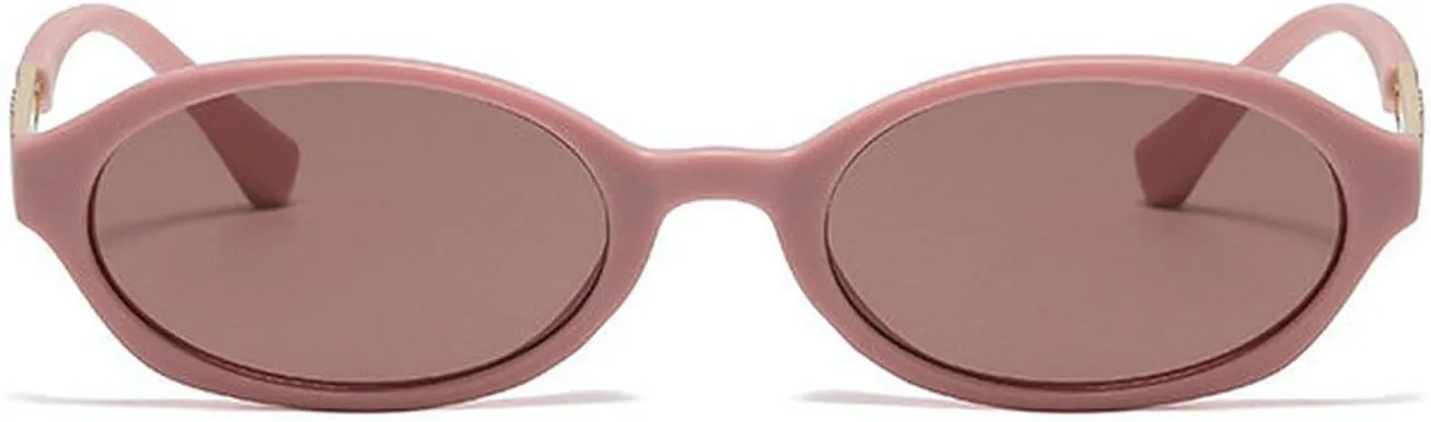laureles Vintage Oval Sunglasses Women Black Grey Small Frame Round Sun Glasses for Men Punk Shades Travel L18