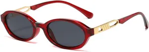 laureles Vintage Oval Sunglasses Women Black Grey Small Frame Round Sun Glasses for Men Punk Shades Travel L18