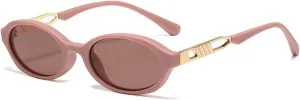 laureles Vintage Oval Sunglasses Women Black Grey Small Frame Round Sun Glasses for Men Punk Shades Travel L18