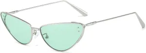 laureles Vintage Small Cat Eye Sunglasses for Women Metal Frames Gold Grey Sun Glasses Men Outdoor Travel L17