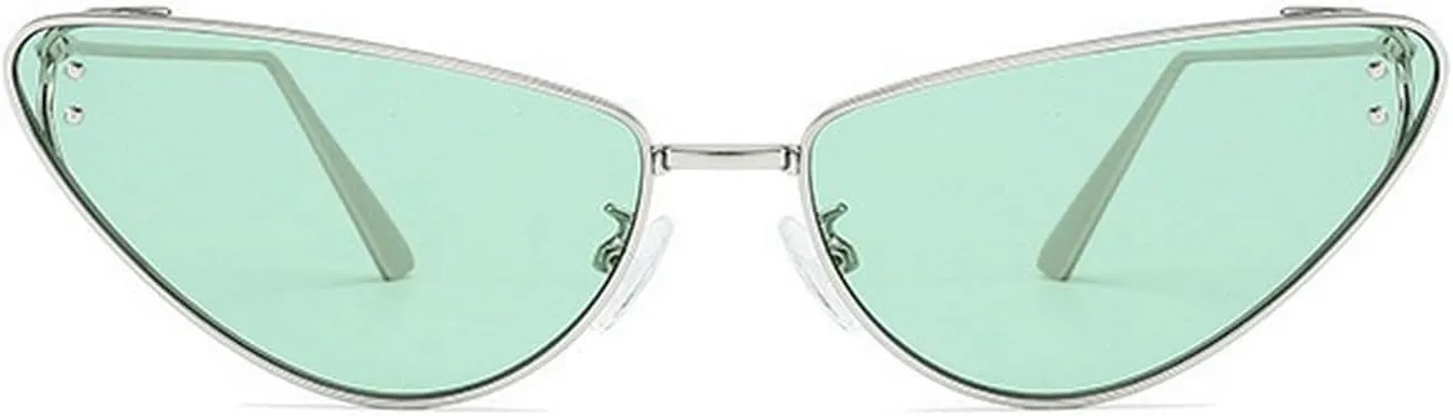 laureles Vintage Small Cat Eye Sunglasses for Women Metal Frames Gold Grey Sun Glasses Men Outdoor Travel L17