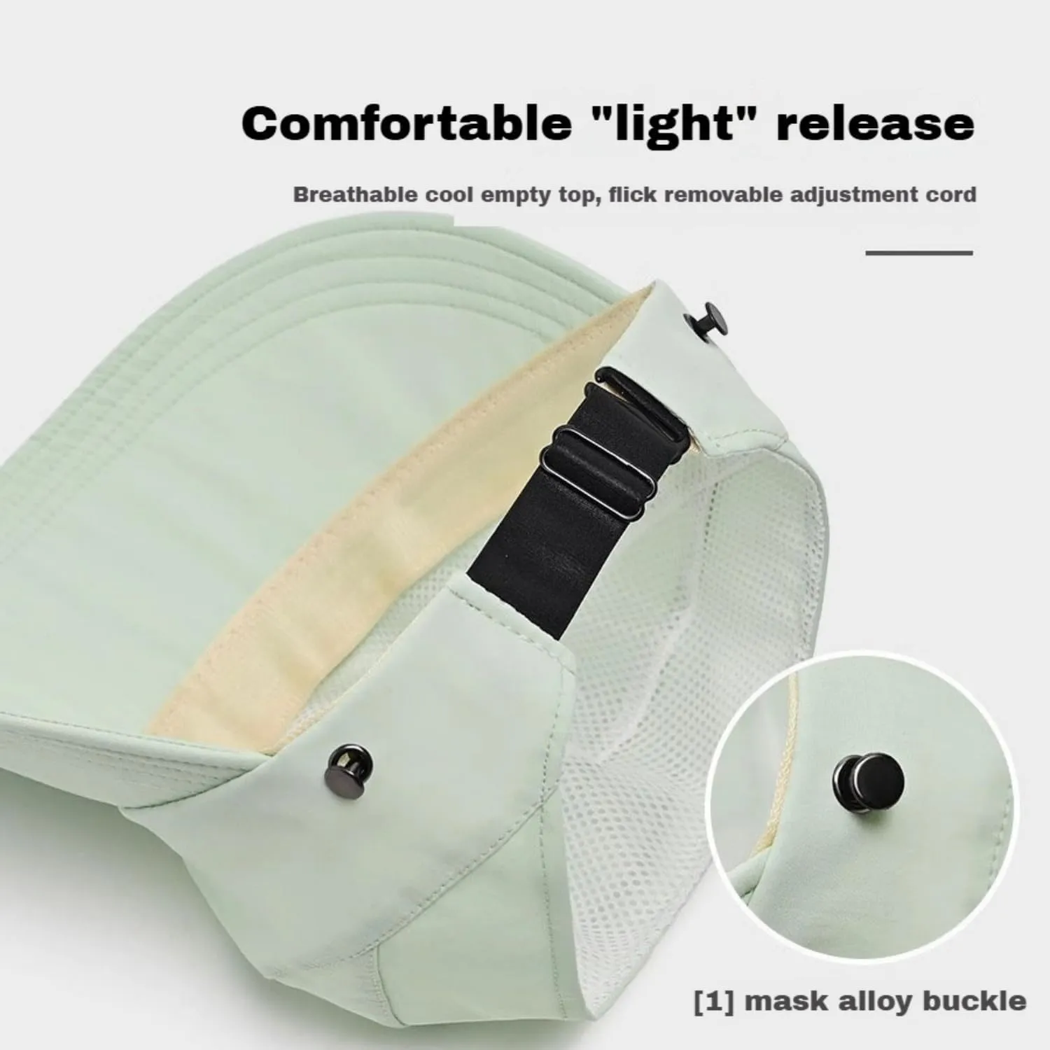 Lightweight Foldable Hat, Wide Brim Adjustable Visor, Classupery Outdoor UV Protection Hollow Top Sun Hat