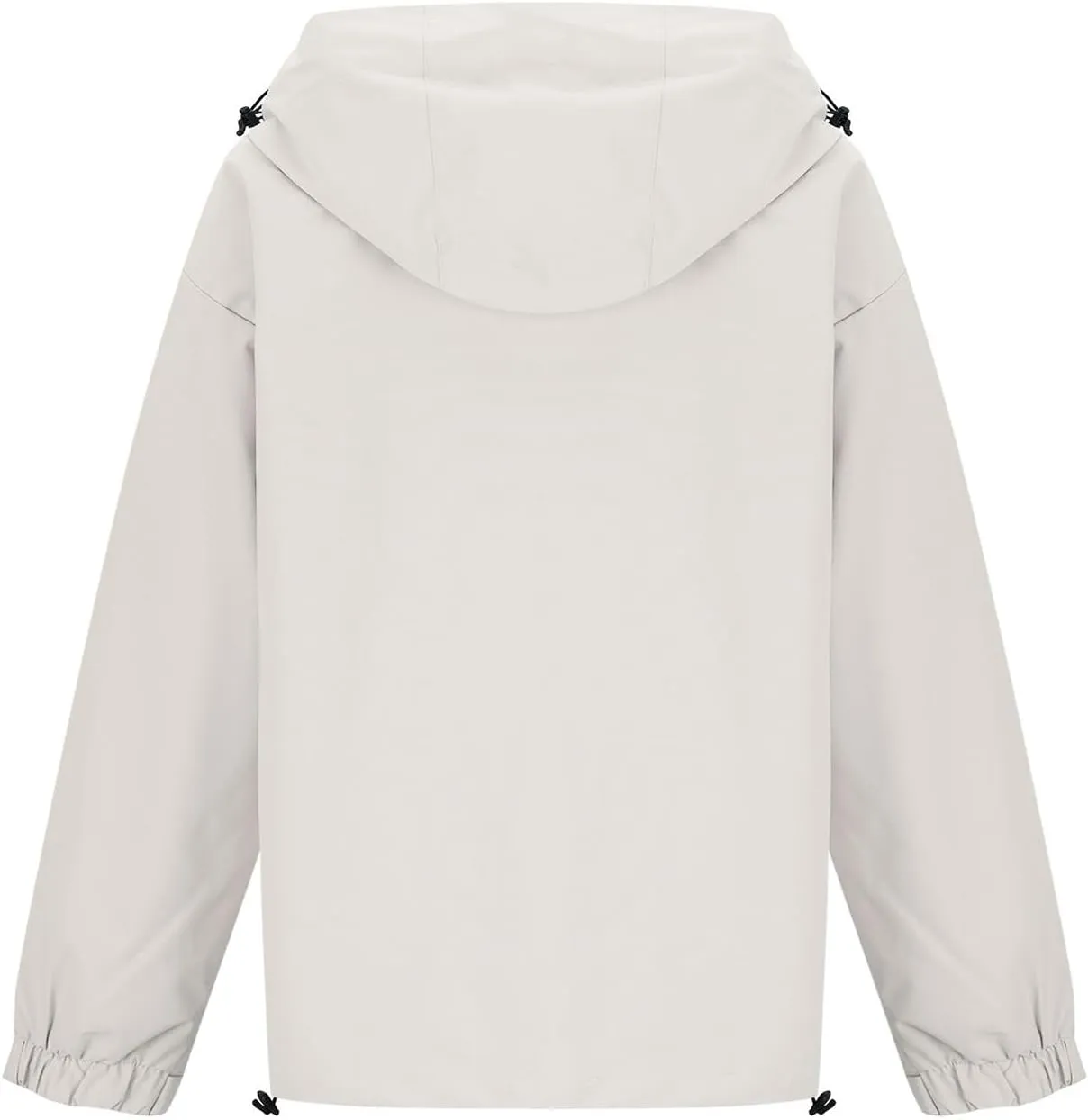 Lmdudan Women Rain Jacket Lightweight Waterproof Coat Hooded Jackets Lightweight Windbreaker Raincoat Outwear with Pockets