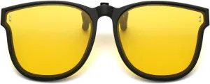 Long Keeper Oversized Polarized Clip On Sunglasses Women Men Classic Driving Fishing Flip Up Sunglasses Over Glasses