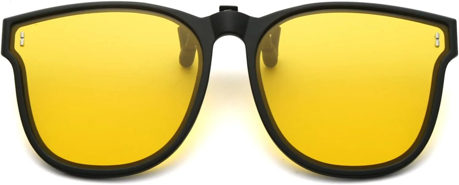 Long Keeper Oversized Polarized Clip On Sunglasses Women Men Classic Driving Fishing Flip Up Sunglasses Over Glasses