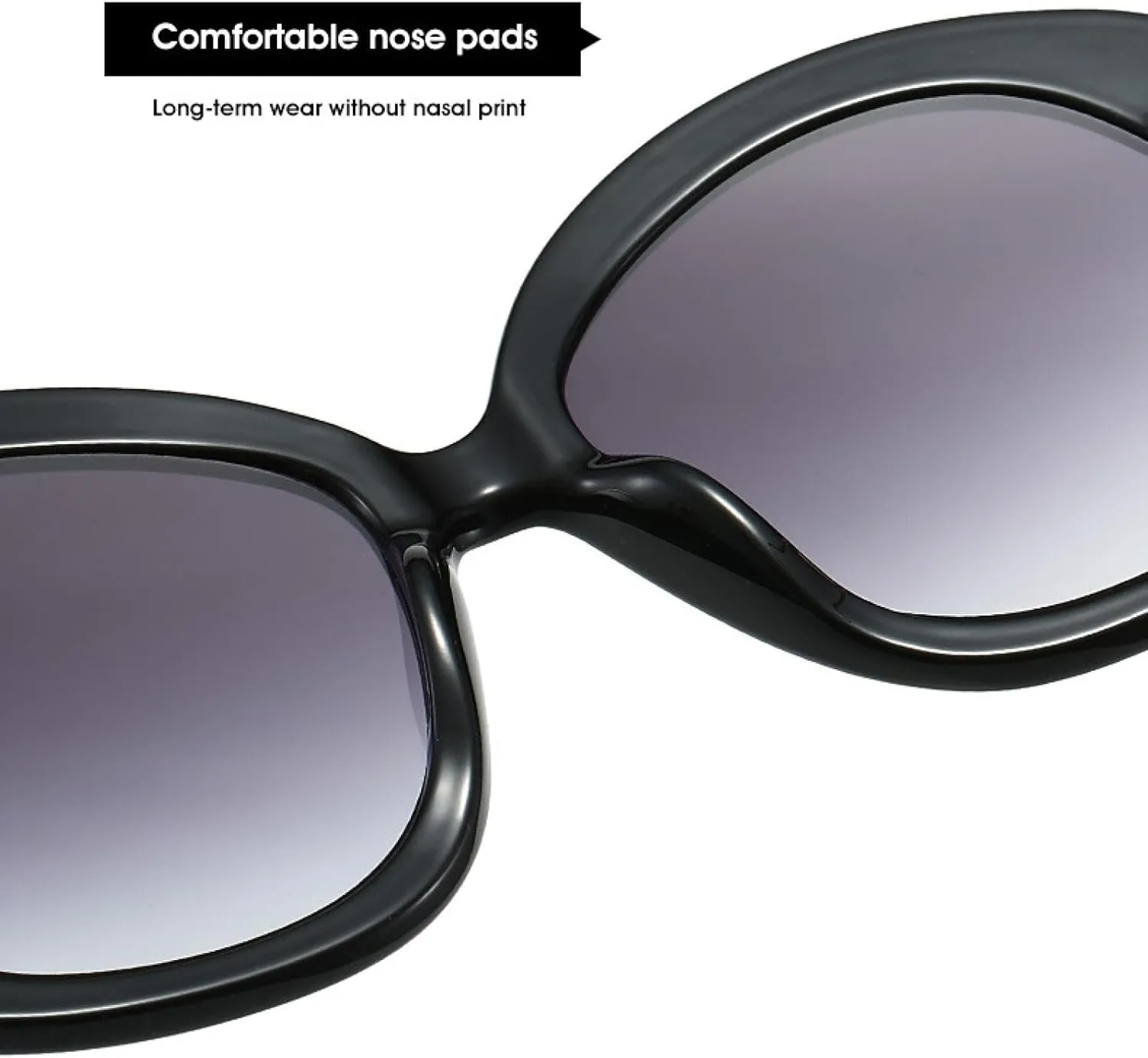 Luxury Big Frame Metal Oval Sunglasses for Women Men Outdoor Driving Travel Sun Glasses Uv400