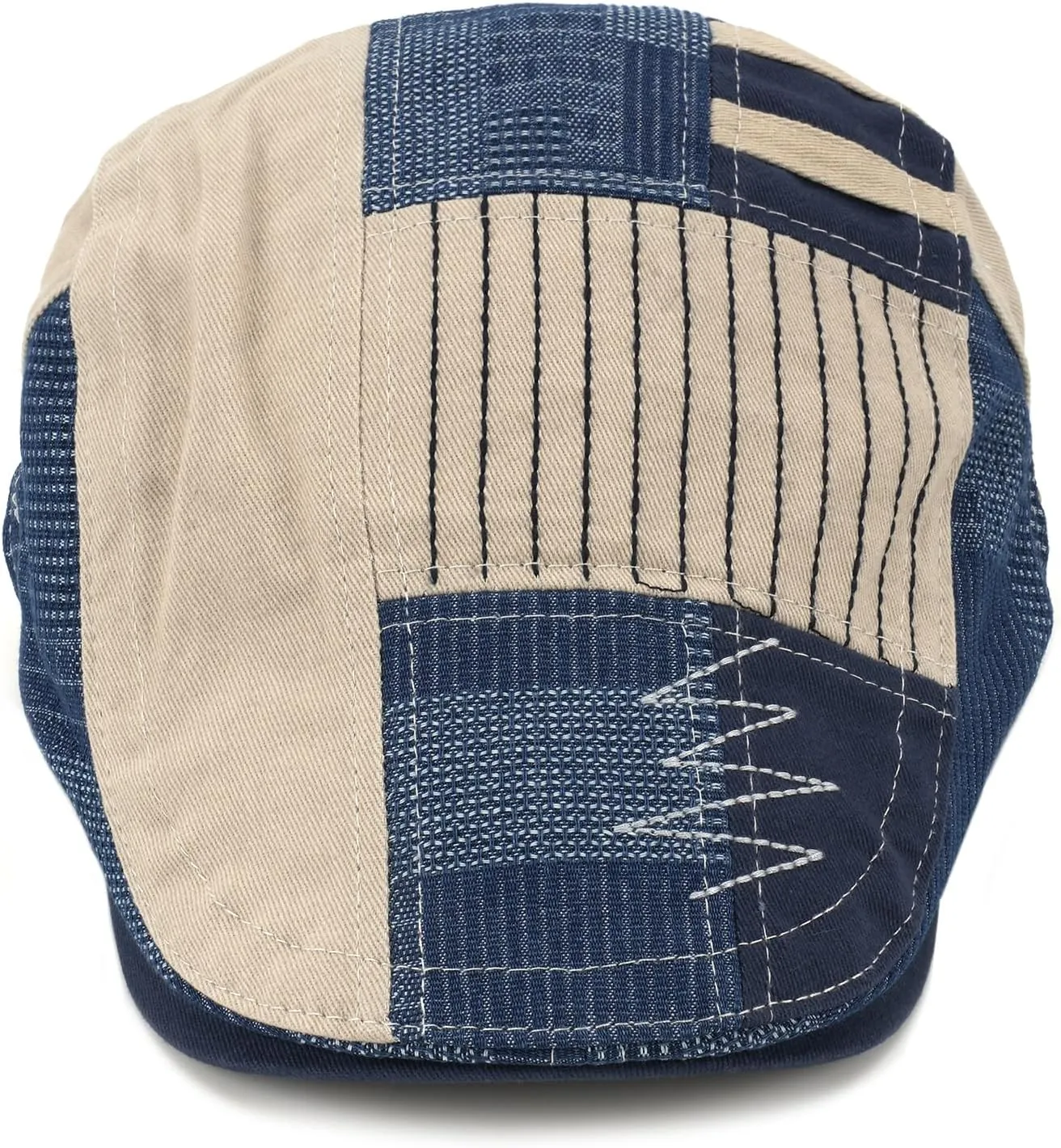 M MOACC Men's Beret Hat Cotton Buckle Adjustable Newsboy Hats for Men Driving Flat Caps Cabbie Gatsby Cap