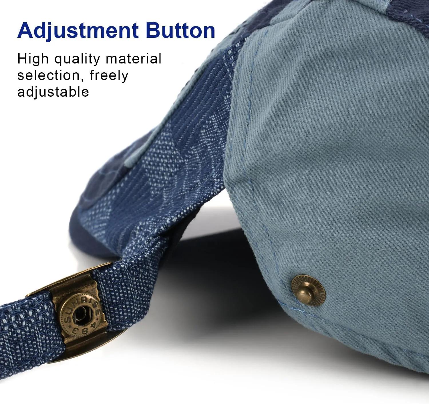 M MOACC Men's Beret Hat Cotton Buckle Adjustable Newsboy Hats for Men Driving Flat Caps Cabbie Gatsby Cap