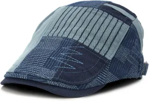 M MOACC Men's Beret Hat Cotton Buckle Adjustable Newsboy Hats for Men Driving Flat Caps Cabbie Gatsby Cap