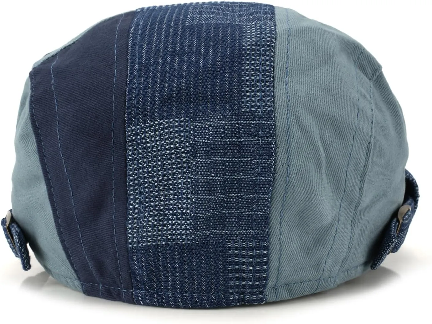 M MOACC Men's Beret Hat Cotton Buckle Adjustable Newsboy Hats for Men Driving Flat Caps Cabbie Gatsby Cap