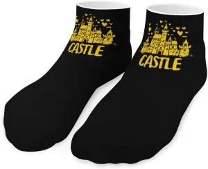 Magic Kingdom Castle Ankle Socks Breathable Low Cut Sports Socks Casual No Show Sock for Women Men