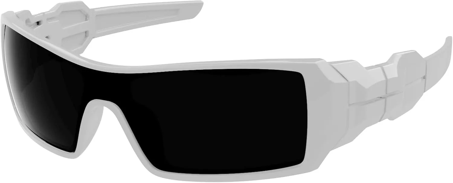 MAXJULI Z87 Sunglasses for Big Wide Heads Men TR90 Ultralight UV400 Protection Glasses Z8033