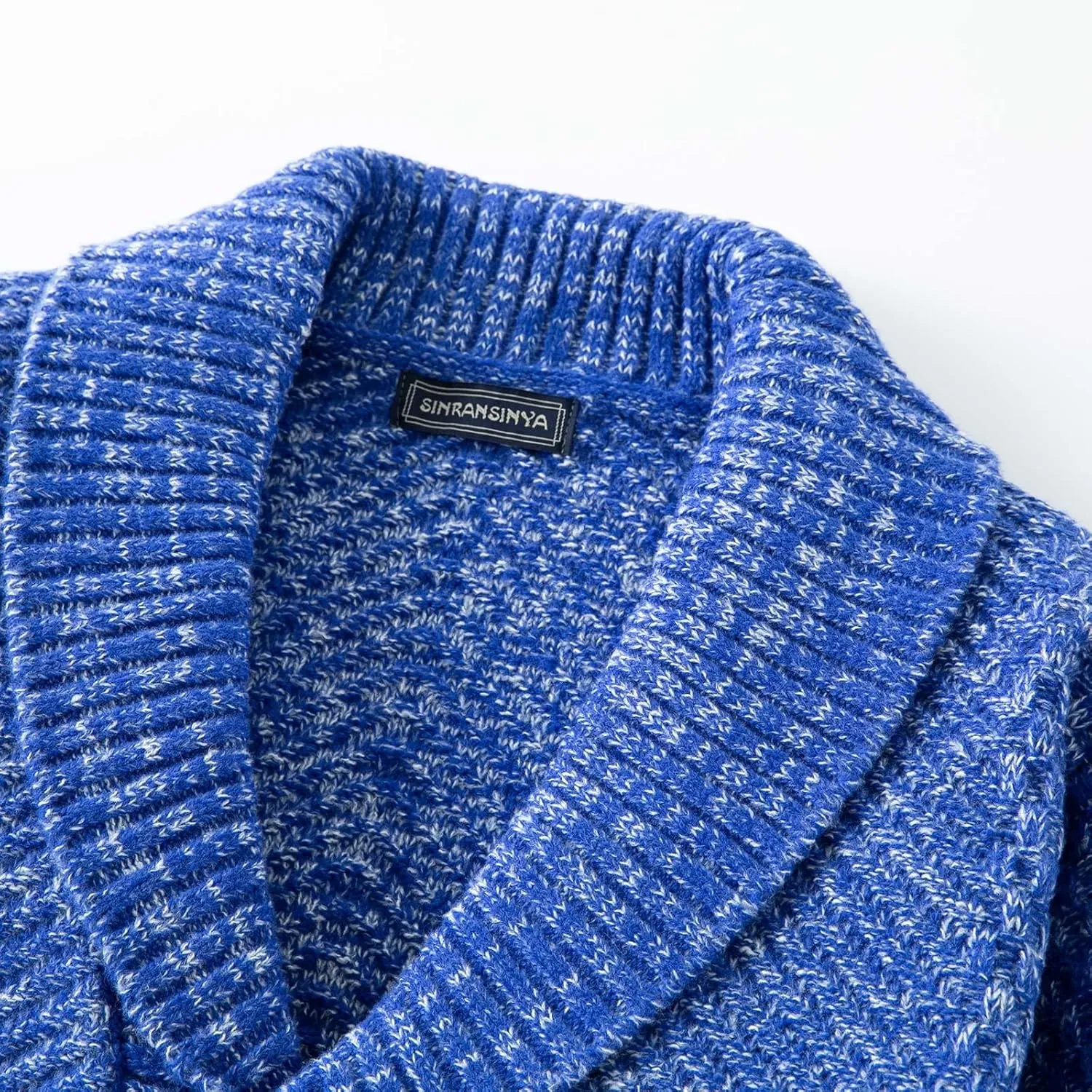 Men Cable Knit Cardigan Button Down Cardigan Sweater Vintage Open Front Sweater Winter Knit Cardigan Lapel Sweater