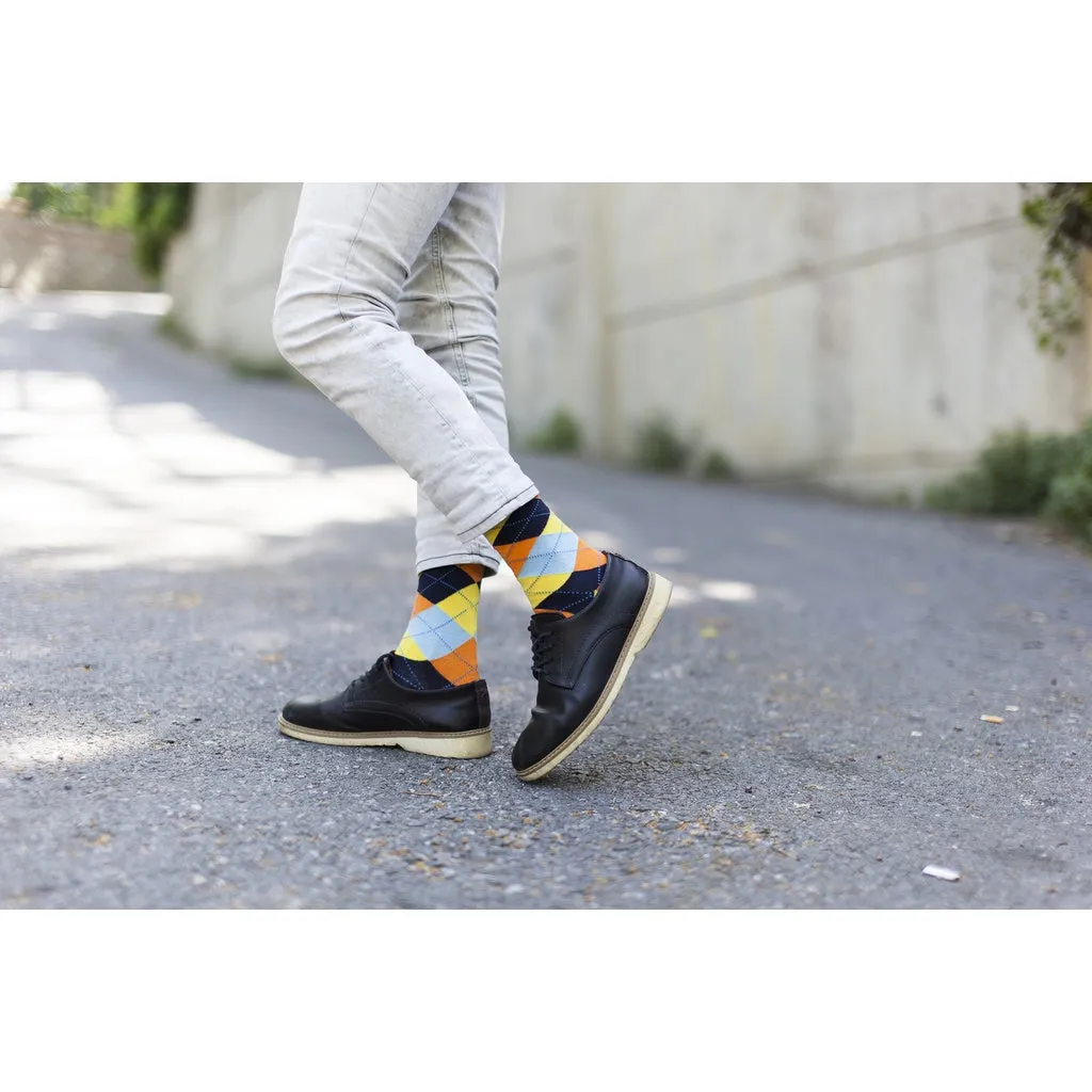 Men's 5-Pair Funky Mix Socks-3031