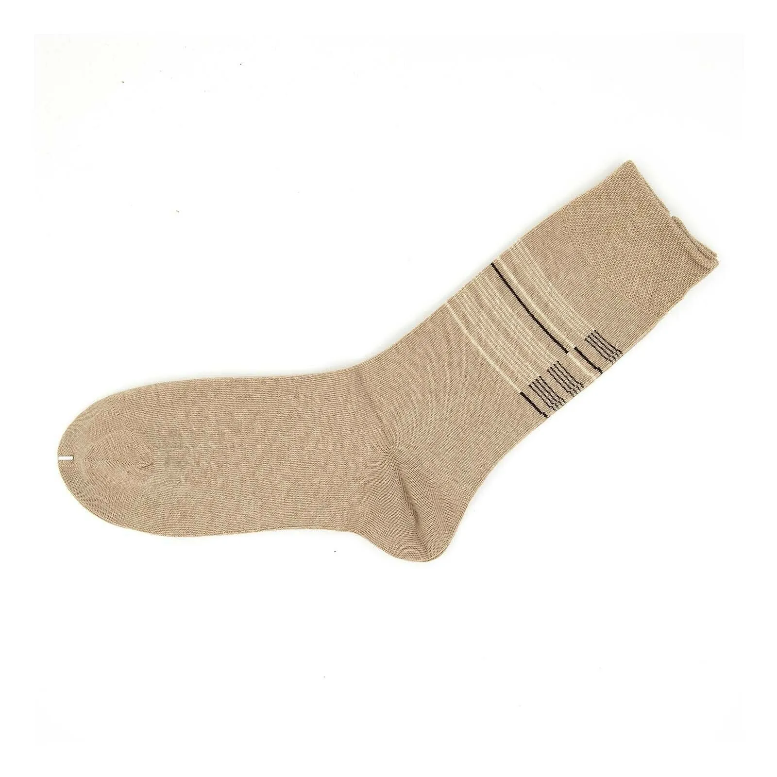 Men’s Ankle Sock with Subtle Stripe Design – Comfortable Cotton Blend