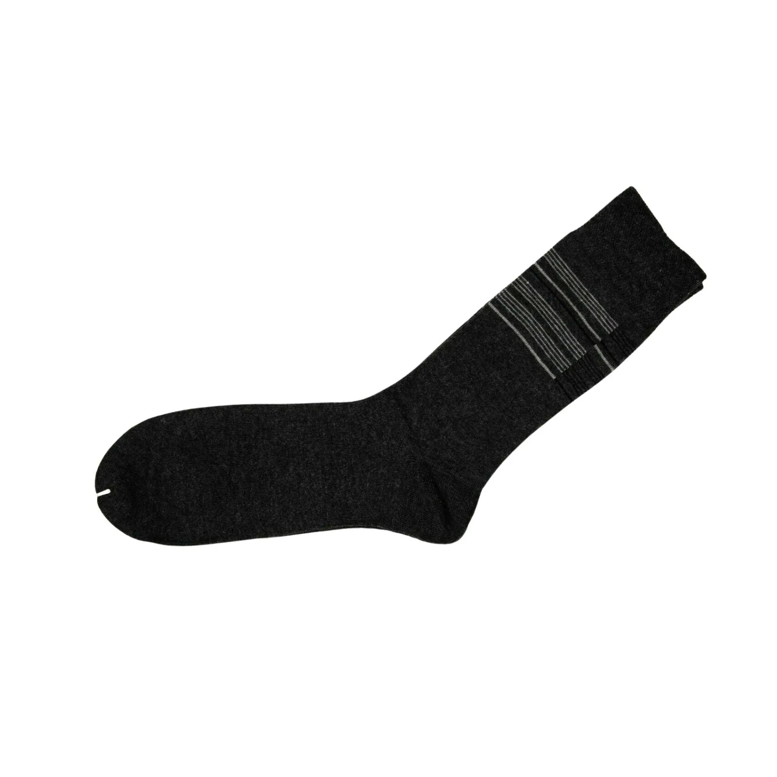 Men’s Ankle Sock with Subtle Stripe Design – Comfortable Cotton Blend