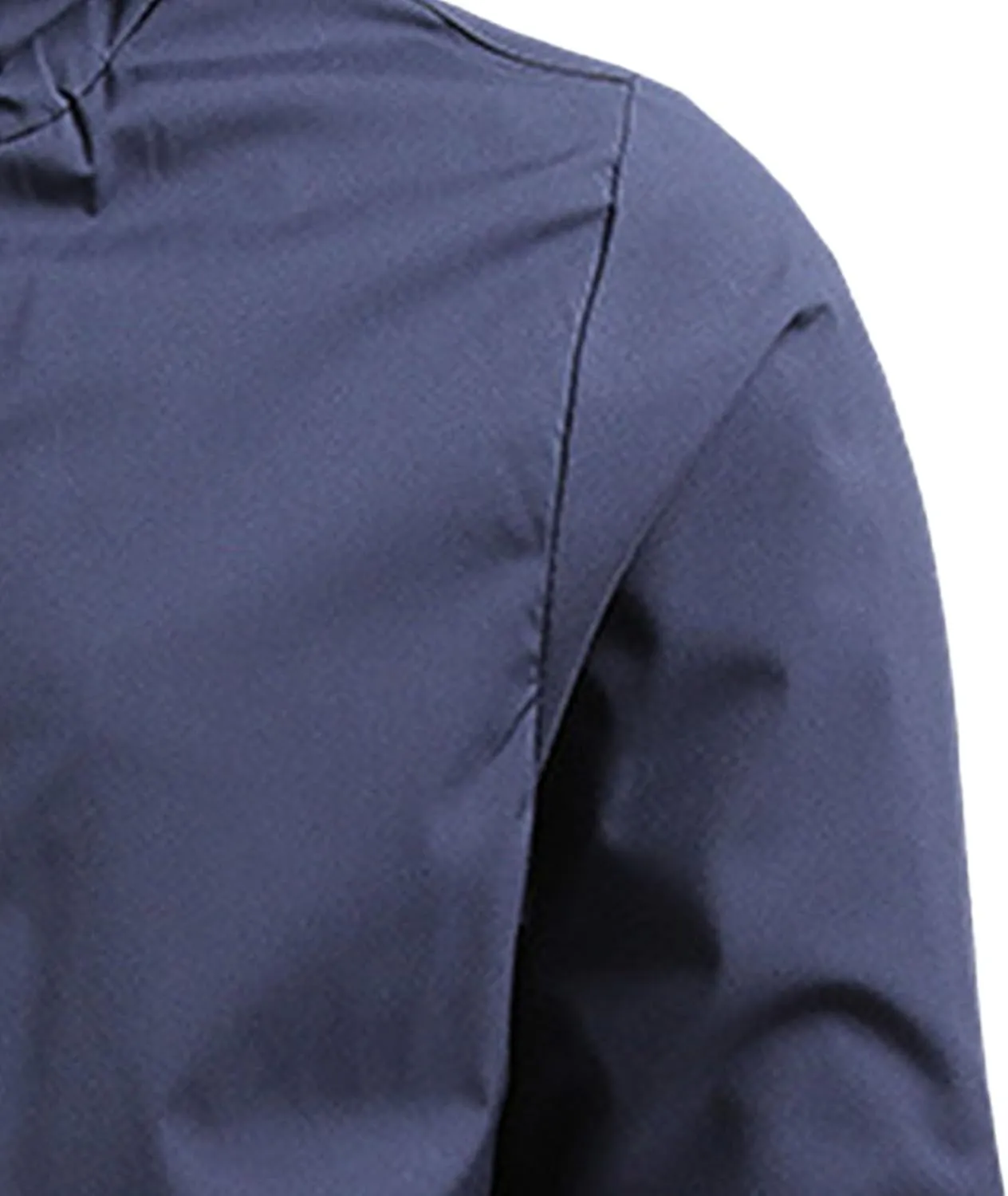 Men's Casual Varsity Bomber Jacket Lightweight Zip Up Hooded Baseball Jackets Windproof Sport Hiking Jacket