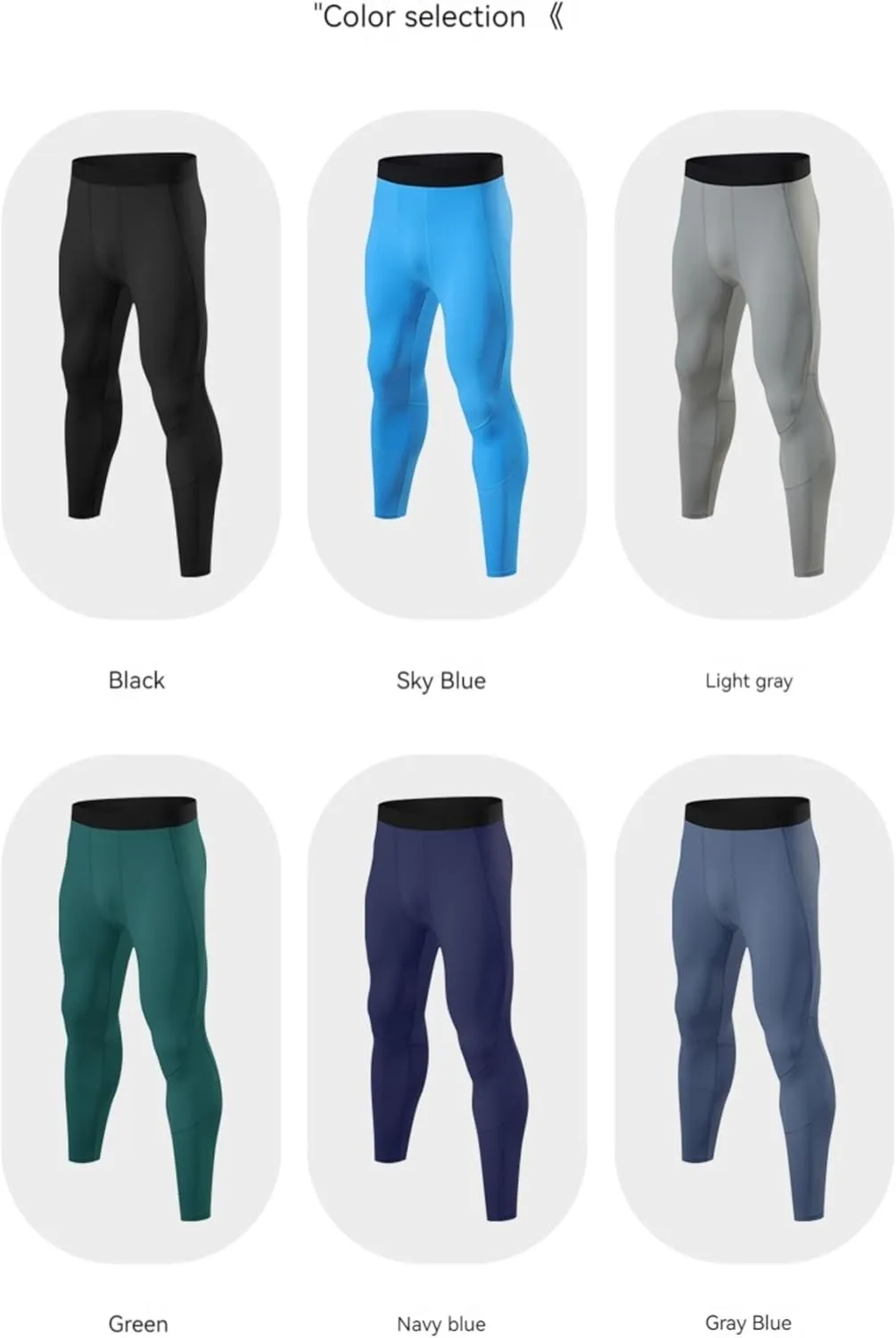 Men's Compression Men's Yoga Tights Pant for Running, Yoga, and Training Men's Running Sports Leggings