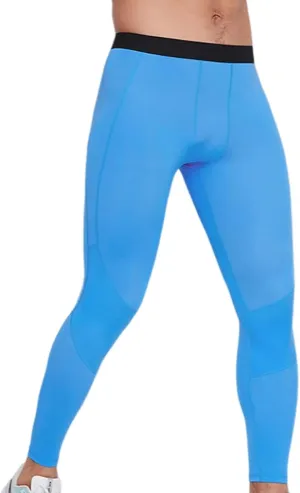 Men's Compression Men's Yoga Tights Pant for Running, Yoga, and Training Men's Running Sports Leggings
