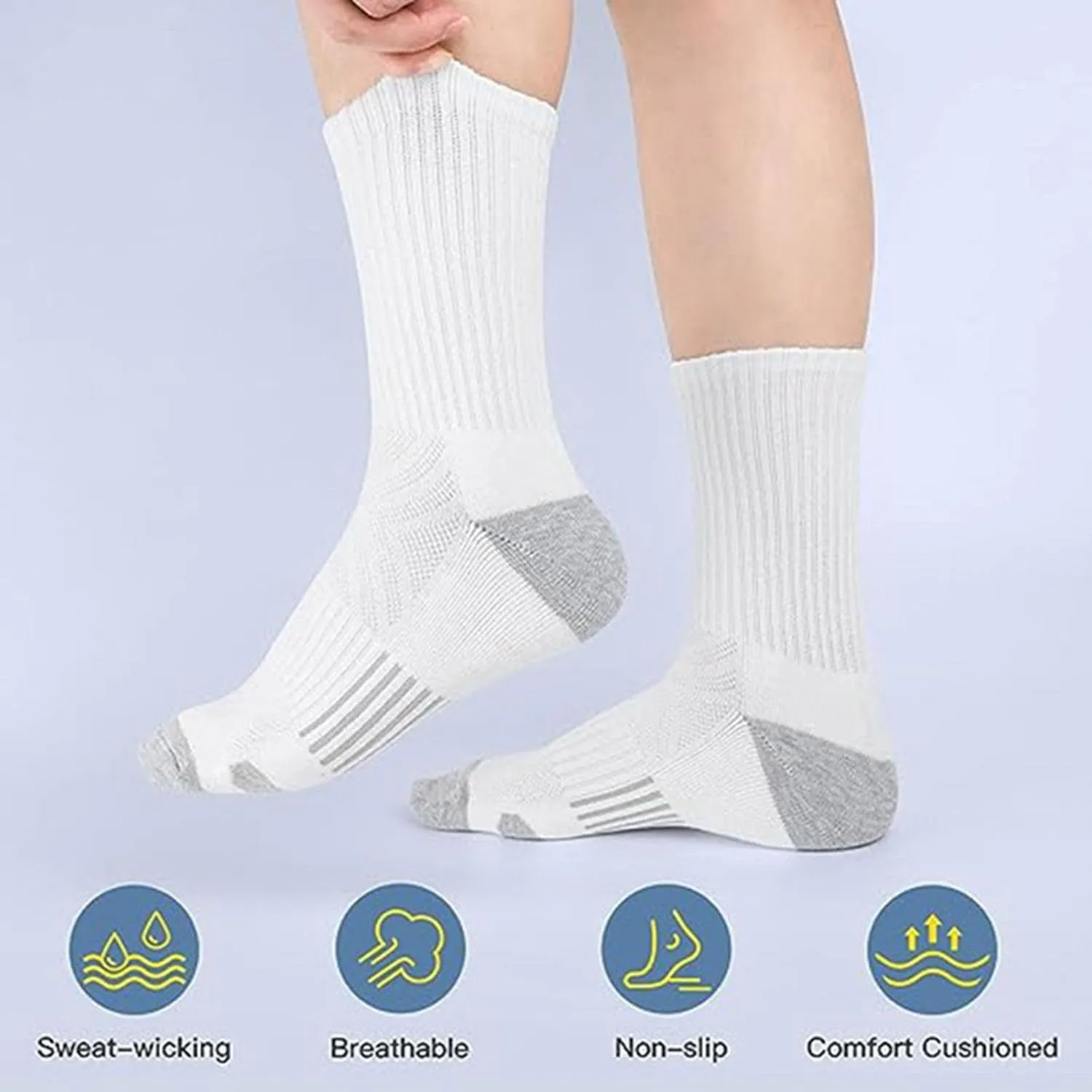 Mens Cushion Ankle Socks Men And Women Fitness Running Socks Thin Socks Shallow Cut Summer Breathable Socks Womens