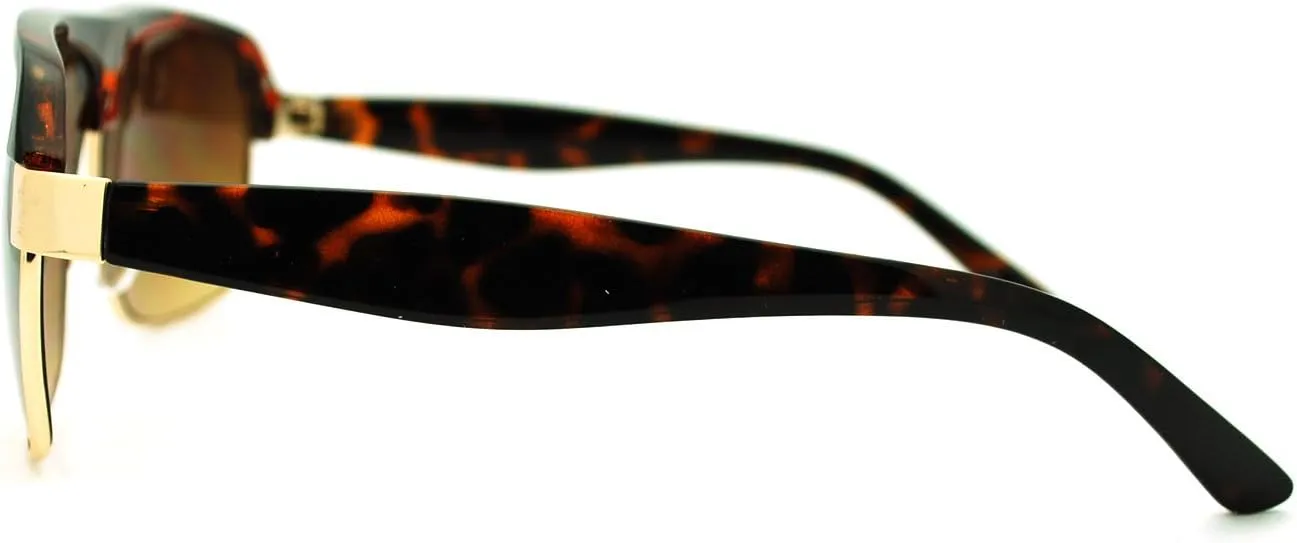 Men's Designer Fashion Sunglasses Square Flat Top Boss Shades