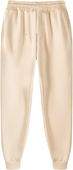 Mens Fashion Joggers Sweatpants Leg Spliced Solid Color Running Workout Trousers Running Straight Leg Pants Fall