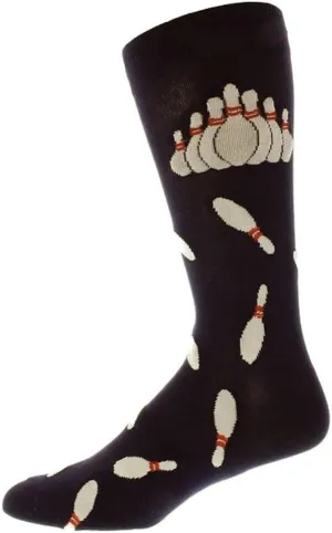 Men's Fun Patterned Novelty Crew Socks (1Pair)