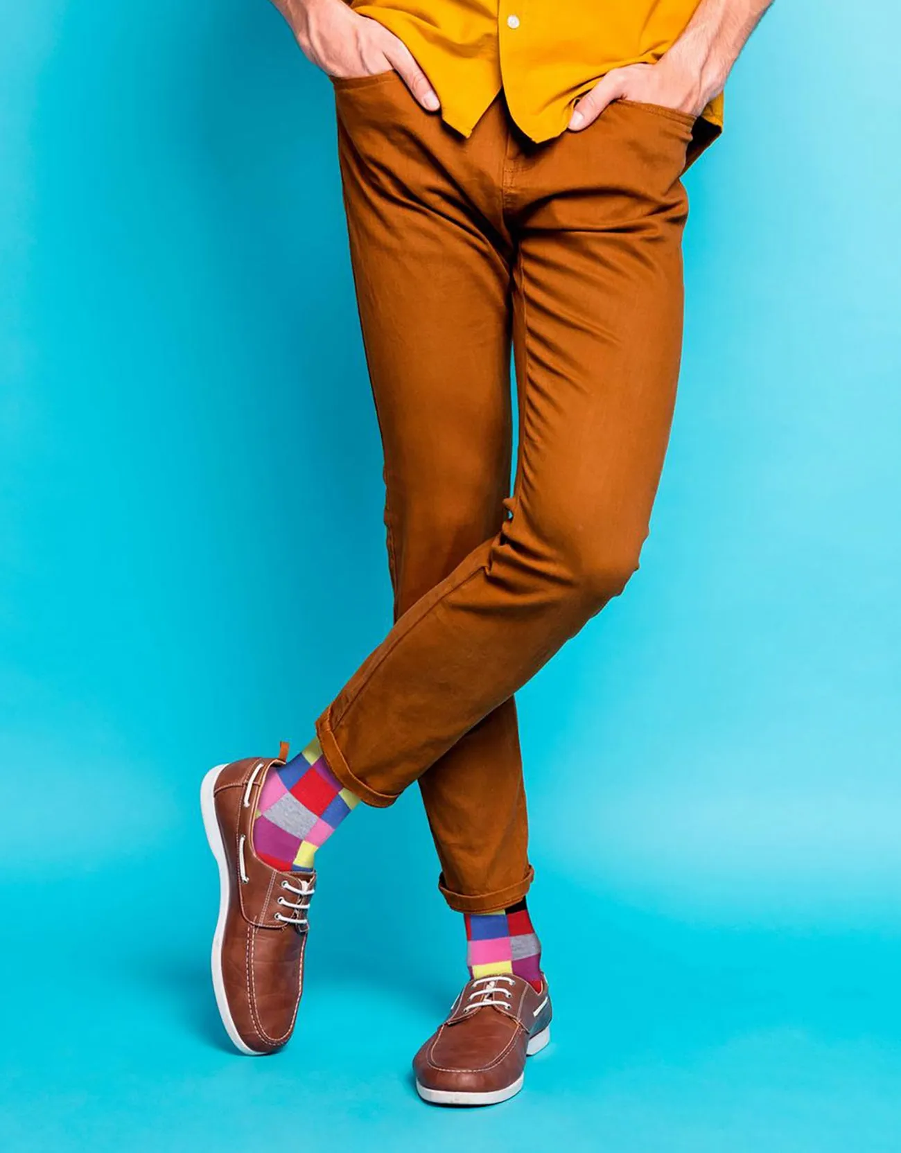 Men's Funky Colorful Dress Socks 12 Pack