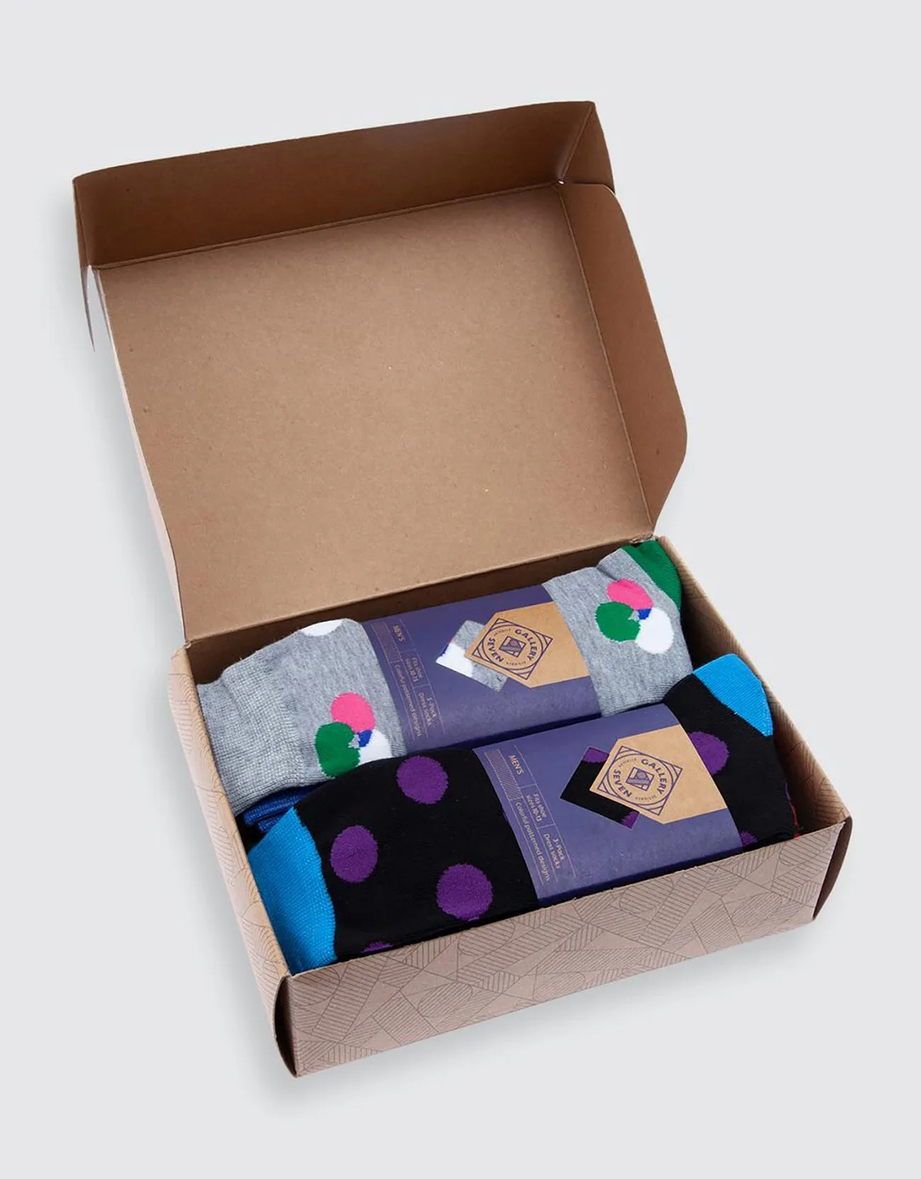 Men's Funky Colorful Dress Socks 12 Pack
