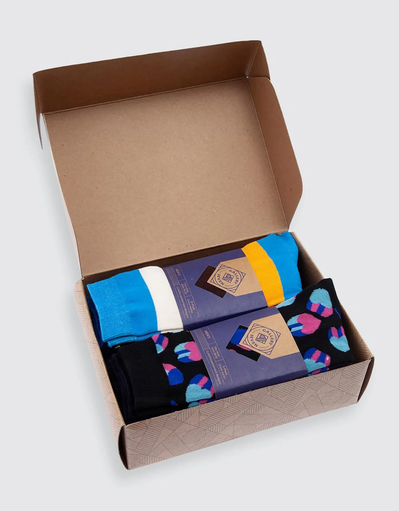 Men's Funky Colorful Dress Socks 12 Pack