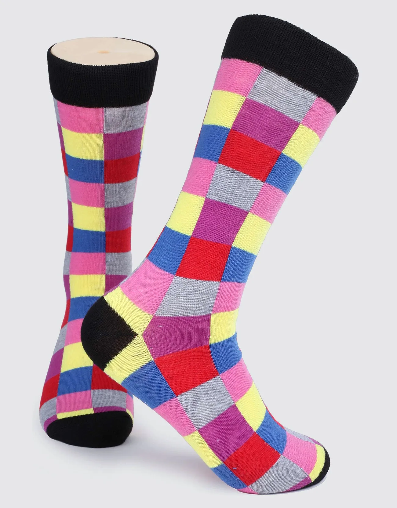 Men's Funky Colorful Dress Socks 12 Pack