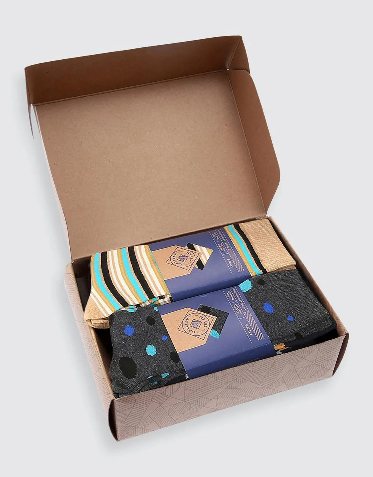 Men's Funky Colorful Dress Socks 12 Pack