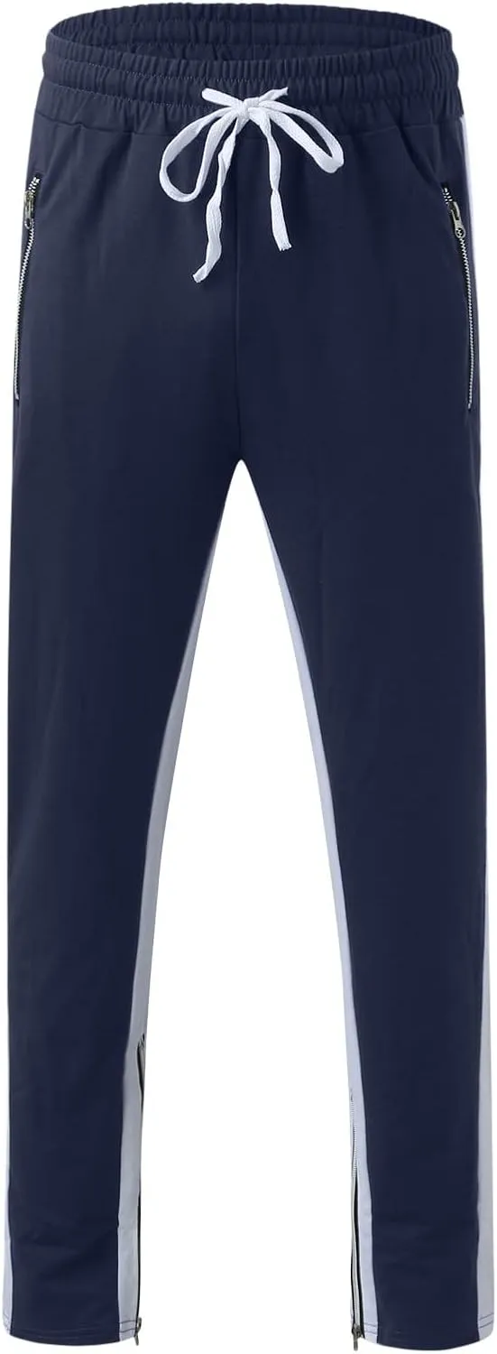 Men's Joggers Mens Sweatpants Athletic Cargo Pants for Men Casual Work Trousers Tactical Pants Rip-Stop Hiking Pants