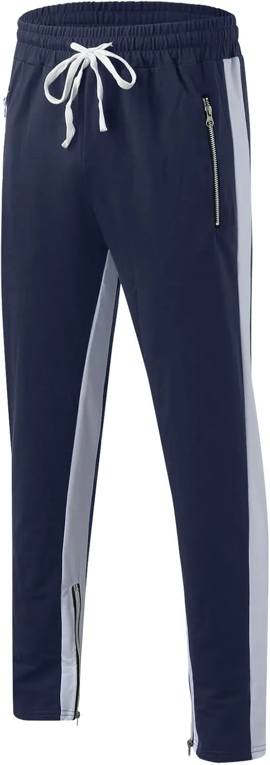 Men's Joggers Mens Sweatpants Athletic Cargo Pants for Men Casual Work Trousers Tactical Pants Rip-Stop Hiking Pants