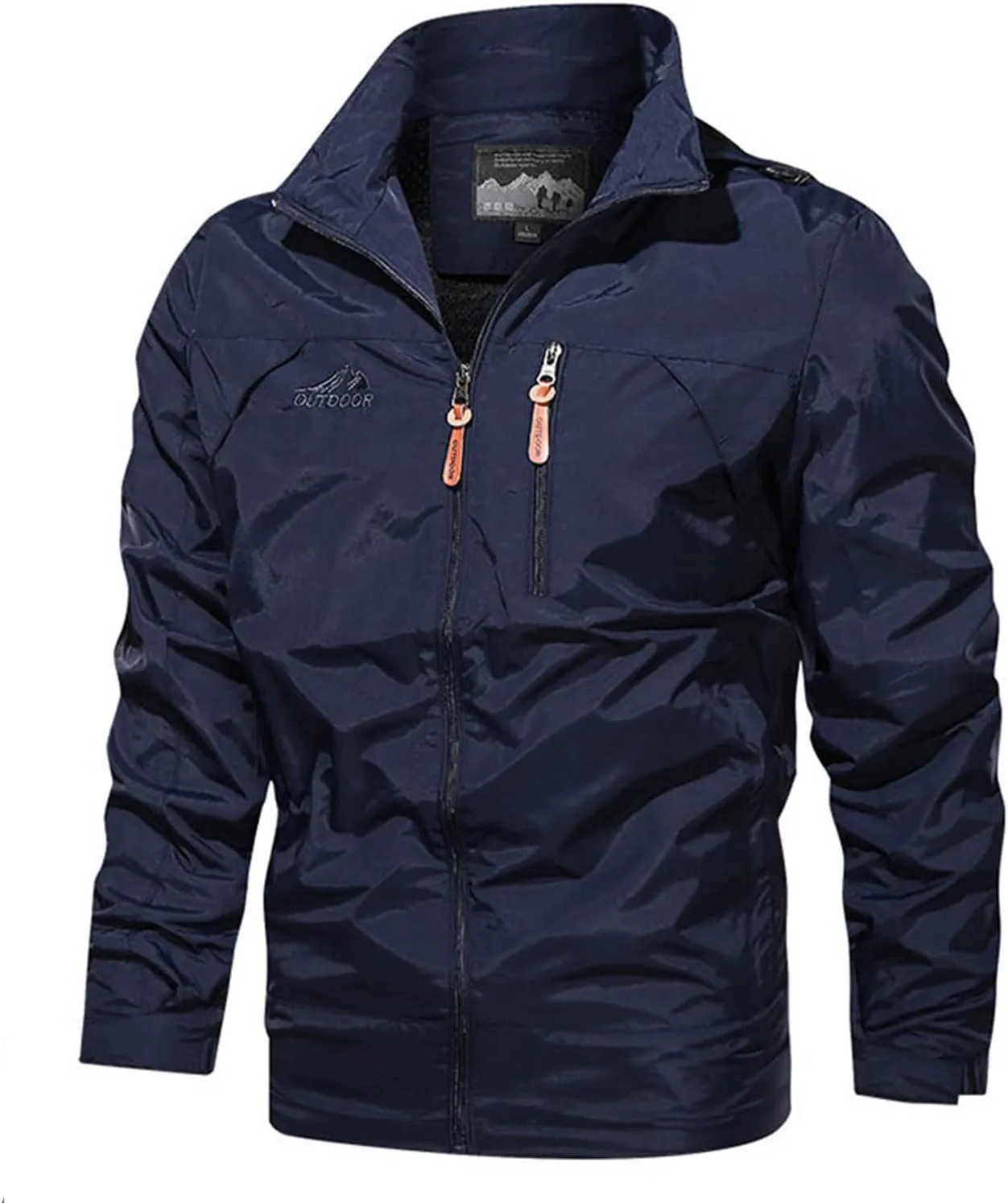 Men's Lightweight Softshell Jacket Hooded Waterproof Raincoats Winter Hiking Windbreaker Rain Jackets Hiking Travel
