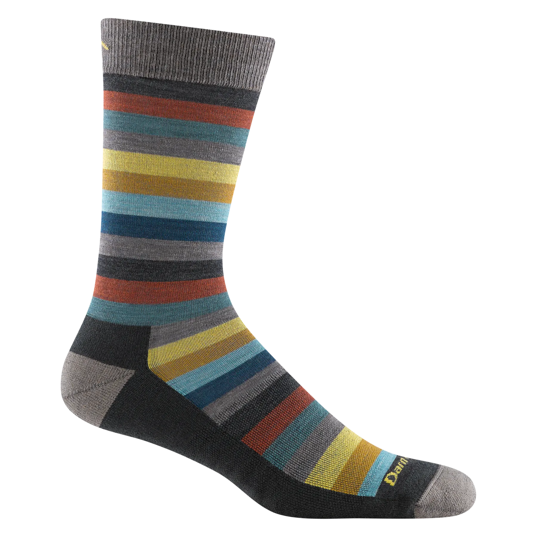 Men's Merlin Crew Lightweight Lifestyle Sock - Charcoal