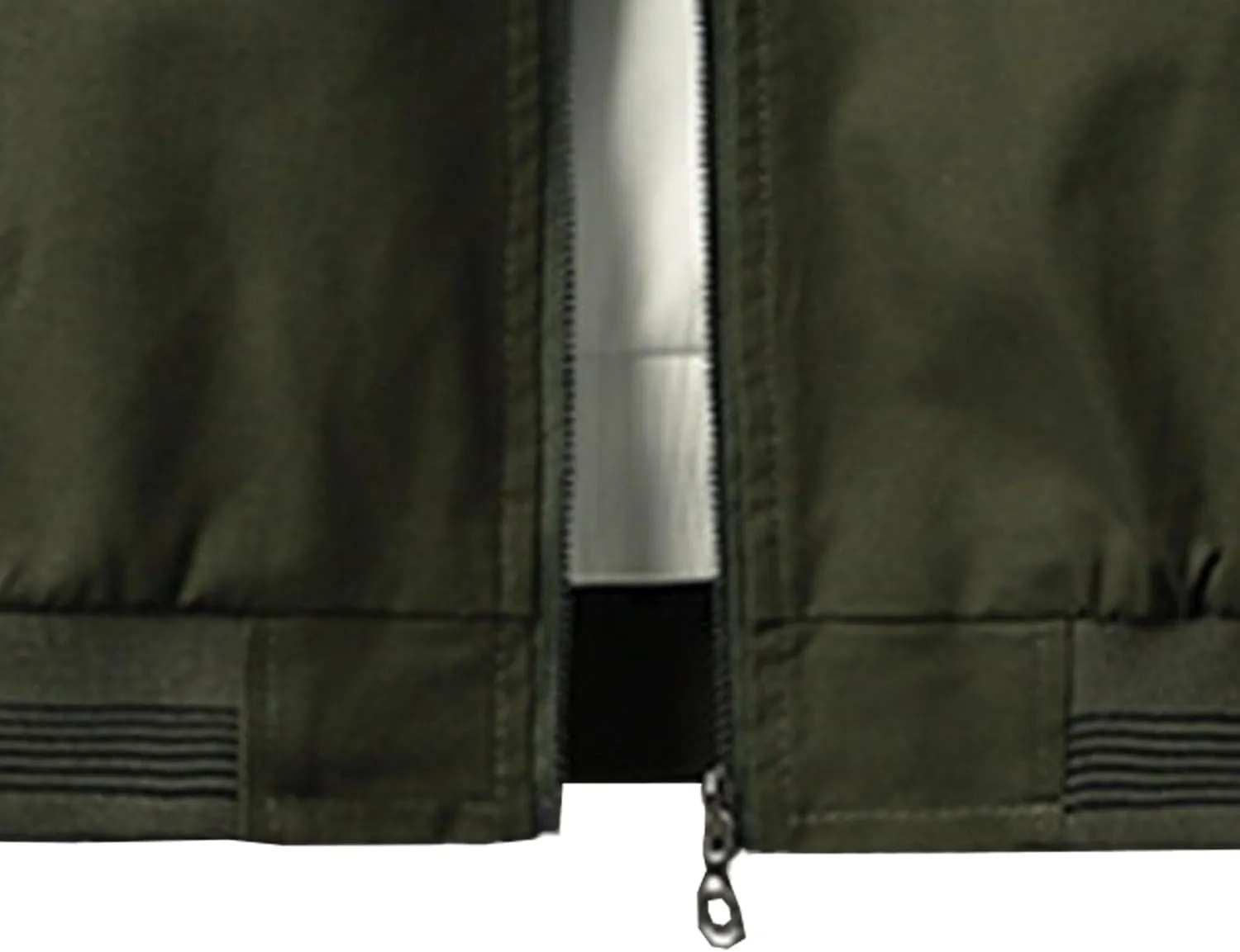 Men's Mock Neck Casual Bomber Jacket Zip Up Windproof Sport Cotton Jacket Warm Winter Lightweight Padded Coats